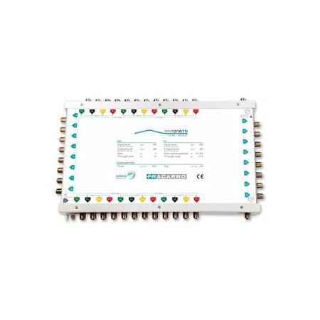Acquista Multiswitch 8IN SAT + TV 16 derivazioni passante | Tiessee...