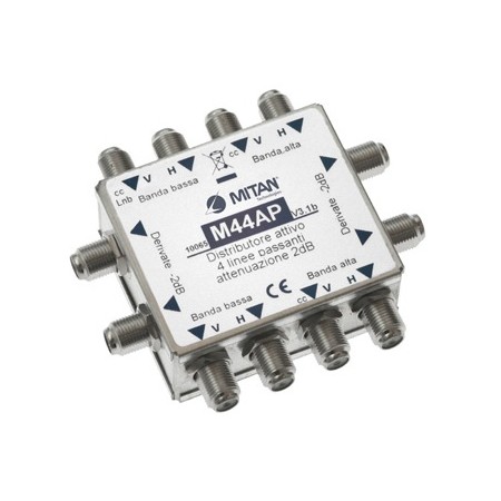 Acquista Multiswitch passante attivo 4 IN 4 OUT 4 derivazioni | Tie...