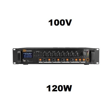 Acquista Nuovo amplificatore audio PA 120W 100V 4 zone regolabili, ...
