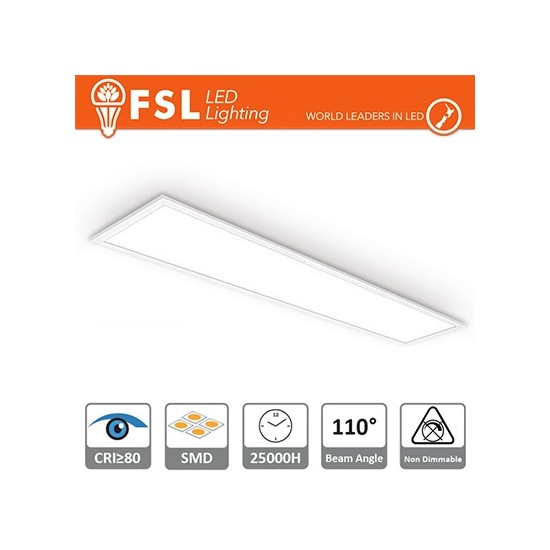 Acquista Pannello LED FSL 48W a luce naturale 30x120cm 3700 Lumen u... 2