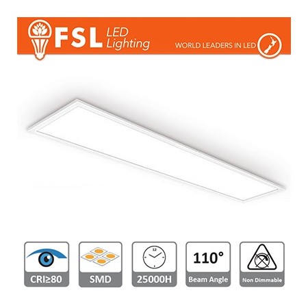 Acquista Pannello LED FSL 48W a luce naturale 30x120cm 3700 Lumen u...