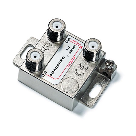 Acquista Partitore 2 uscite TV/SAT 5-2400MHz a 2 vie cc in pressofu...