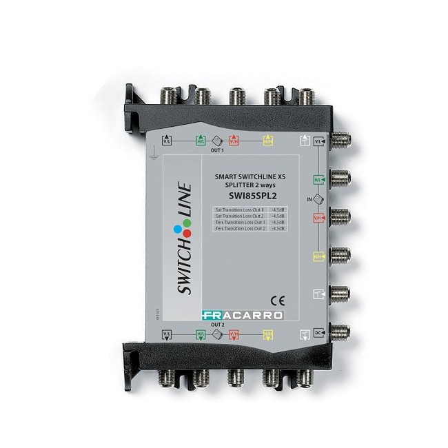 Acquista Partitore 2 vie 4 polarità per multiswitch + ingresso TV |...