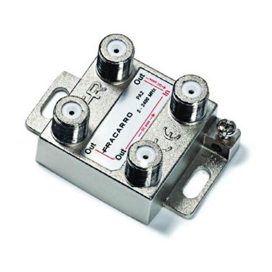 Acquista Partitore 3 uscite TV/SAT 5-2400MHz a 3 vie cc in pressofu... 2