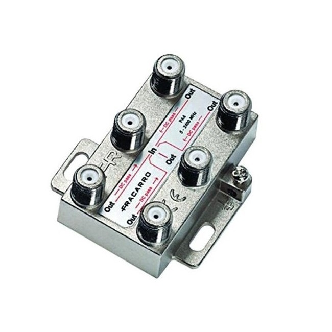 Acquista Partitore 6 uscite TV/SAT 5-2400MHz a 6 vie cc in pressofu...