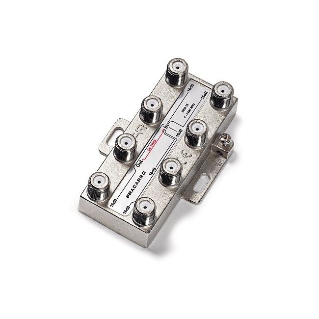 Acquista Partitore 8 uscite TV/SAT 5-2400MHz a 8 vie cc in pressofu...