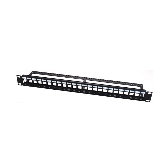 Acquista Patch panel modulare 24 posti UTP categoria 5 e 6 con cabl...