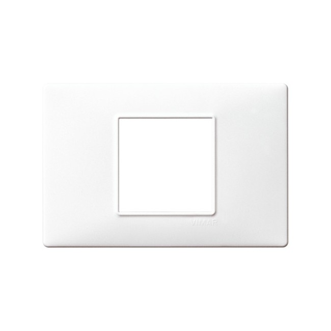 Acquista Placca 2 moduli centrali, tecnopolimero, bianco Vimar Plan...
