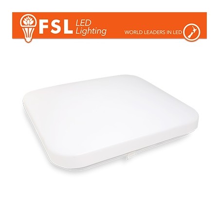 Acquista Plafoniera Quadrata LED IP20 25W 4000K 33x6,8cm | Tiesseel...