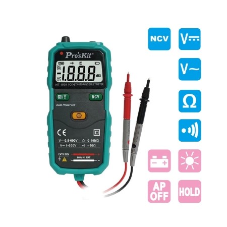 Acquista Pocket tester dig. 3.1/2 autorange | Tiesseelettronica.com