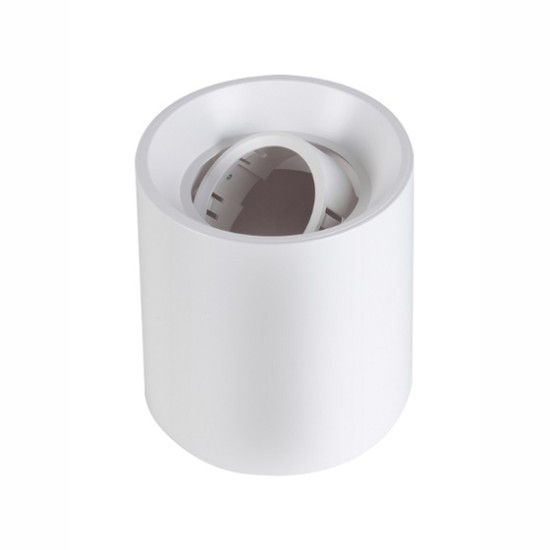 Acquista Portafaretto GU10 cilindrico orientabile montaggio superfi... 2