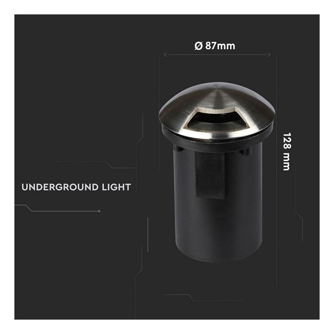 Acquista Portalampada da Interramento Calpestabile Rotondo MR16 (Ma...