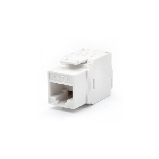 Acquista Presa Bianca RJ45 Keystone cat 6 professionale in plastica... 2