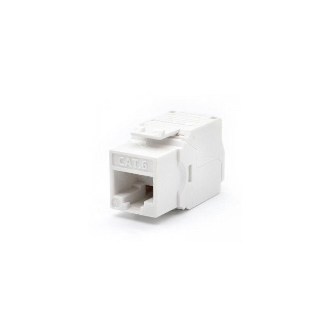 Acquista Presa Bianca RJ45 Keystone cat 6 professionale in plastica...