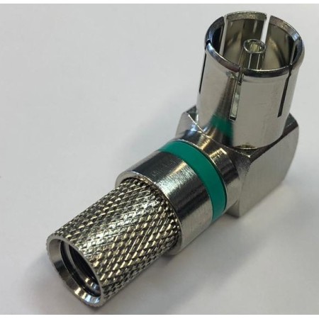 Acquista Presa TV volante IEC 90° avvitare per cavo 7mm | Tiesseele...