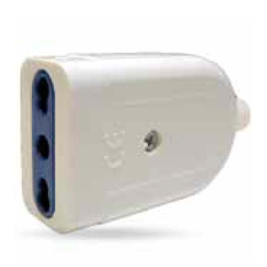 Acquista Presa volante 2P+T16A Bipasso 10/16A | Tiesseelettronica.com 2