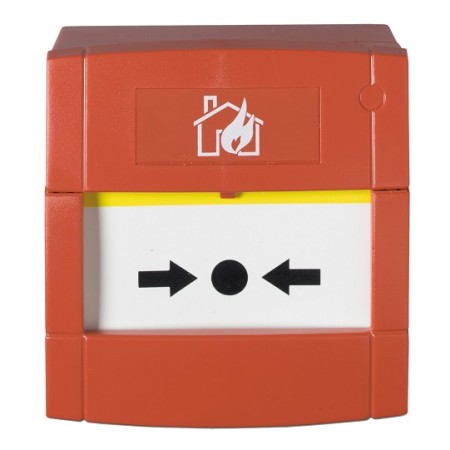 Acquista Pulsante di allarme incendio riarmabile ripristinabile, re...