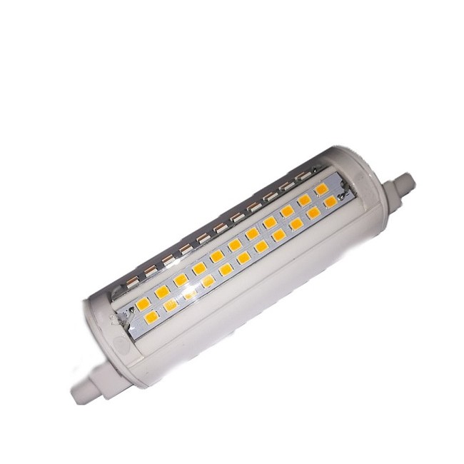 Acquista R7s LED 4000°K ASIMMETRICA 16W 118mm D. 29mm 2300 lm ceram...