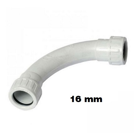 Acquista Raccordo curvo a 90° diametro 16mm IP67 | Tiesseelettronic...
