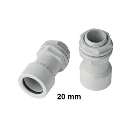 Acquista Raccordo stagno per tubo scatola diametro 20mm IP65 | Ties...