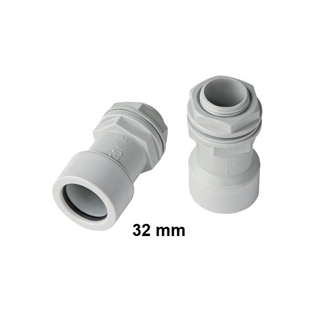 Acquista Raccordo stagno per tubo scatola diametro 32mm IP65 | Ties...