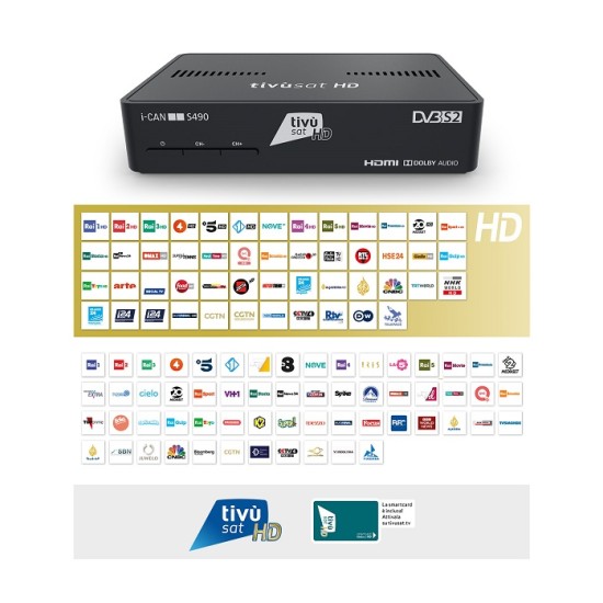 Acquista Ricevitore digitale Tivùsat HD i-CAN satellitare completo ... 2