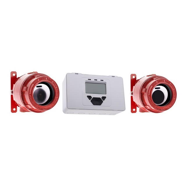 Acquista Rivelatore lineare di fumo antideflagrante TX RX, 5 - 80 m...