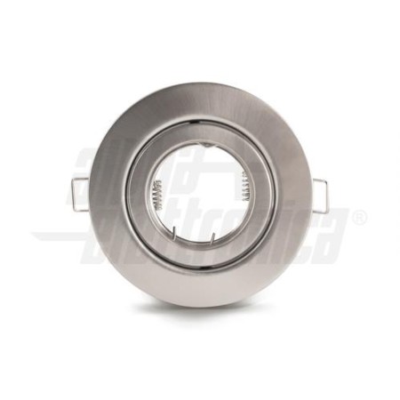 Acquista Faretto da incasso NICHEL SATINATO tondo per lampada MR16/...