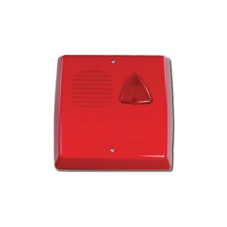 Acquista Sirena da esterno in policarbonato con lampeggiante e cope...