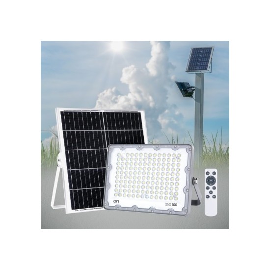 Acquista SOLAR LED PRO 100 - Faro led solare da esterno 2000lm con ... 2