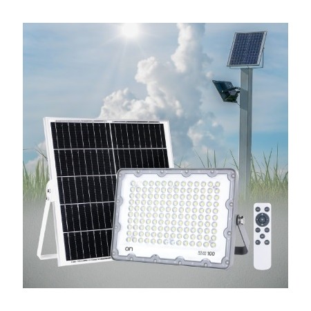 Acquista SOLAR LED PRO 100 - Faro led solare da esterno 2000lm con ...