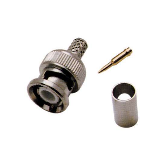 Acquista Spina BNC a crimpare per cavo microcoassiale | Tiesseelett... 2