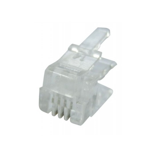 Acquista Spina telefonica 4 contatti corpo 4 | Tiesseelettronica.com 2