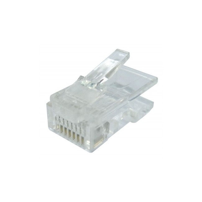 Acquista Spina telefonica 4 contatti corpo 6 RJ12 PLUG a crimpare |...