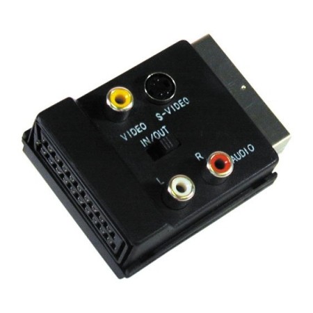 Acquista Adattatore SCART - SCART + RCA IN/OUT selezionabile | Ties...