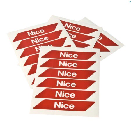 Acquista Strisce rosse NICE rifrangenti confezine 24 pz | Tiesseele...