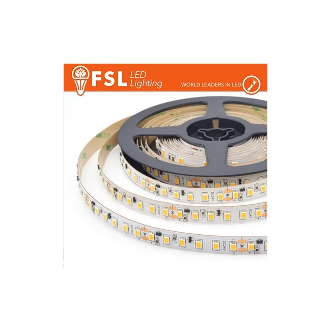 Acquista Striscia LED 12W/m 3000K IP20 2835 24V 120led/m 5m | Tiess...