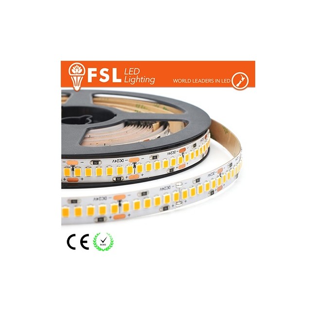 Acquista Striscia LED 16W/m 3000K IP20 2835 24V 240 led/m 5m | Ties...