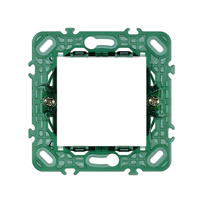 Acquista Supporto 2 moduli, con viti, per scatole tonde da incasso ...