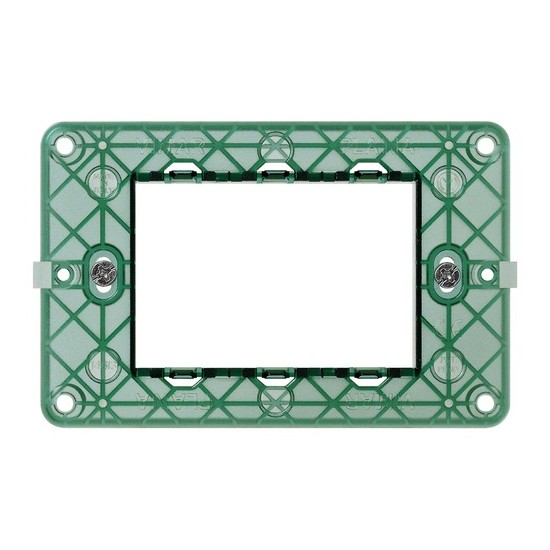 Acquista Supporto 3 moduli, con viti, per scatole 3 posti Vimar Pla... 2