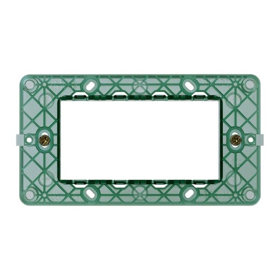 Acquista Supporto 4 moduli, con viti, per scatole 4 posti Vimar Pla... 2
