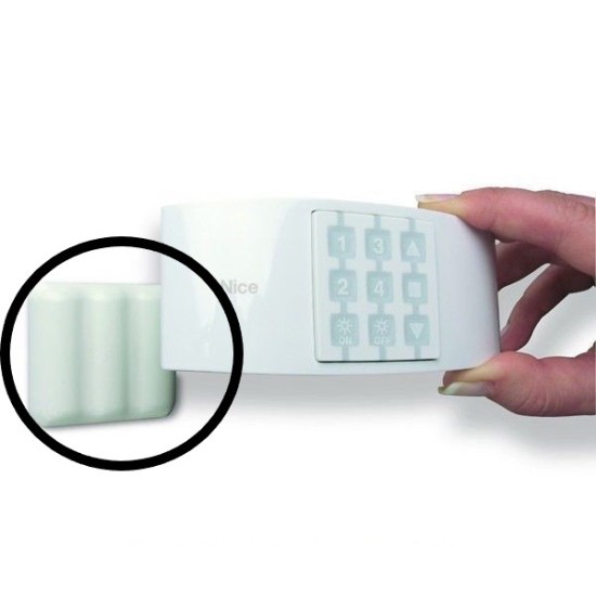 Acquista Supporto a parete NICE con fissaggio magnetico NWay White ... 2