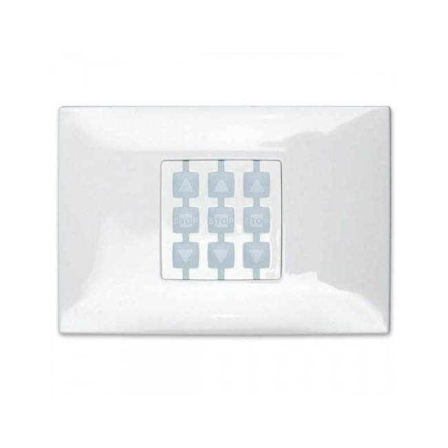 Acquista Supporto a parete NICE forma rettangolare, colore bianco |...