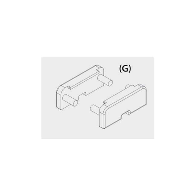 Acquista Tappo chiusura profilo piatto SURFACE SDPL60 grigio | Ties...