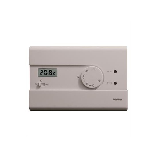 Acquista Termostato da parete digitale a batterie serie slim Perry ... 2