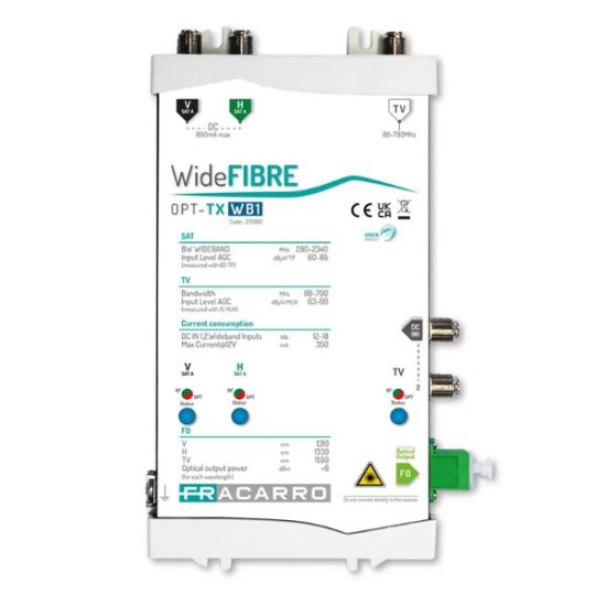 Acquista Trasmettitore Wide Fibre Fracarro con tre laser distinti p... 2