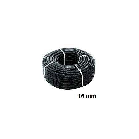 Acquista Tubo corrugato nero in pvc diametro 16mm confezione da100m...