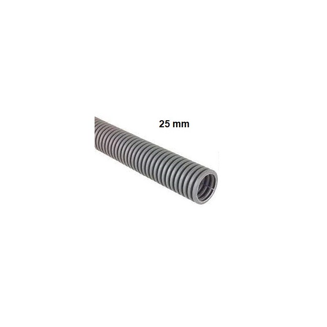 Acquista Tubo corrugato protettivo grigio in polipropilene diametro...