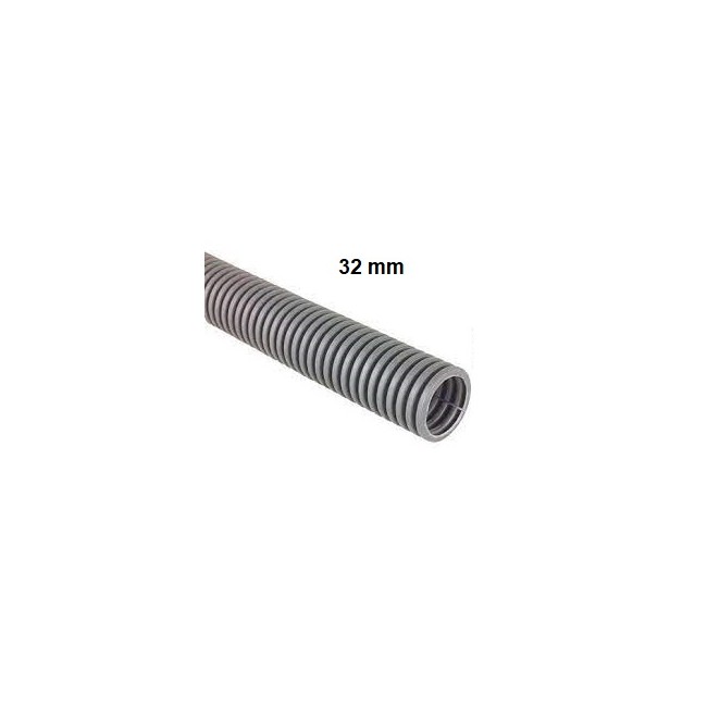 Acquista Tubo corrugato protettivo grigio in polipropilene diametro...
