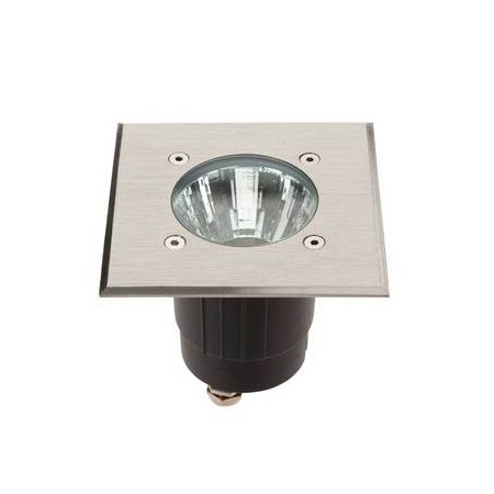 Acquista Faro da incasso a terra carrabile quadrato IP67 per lampad...